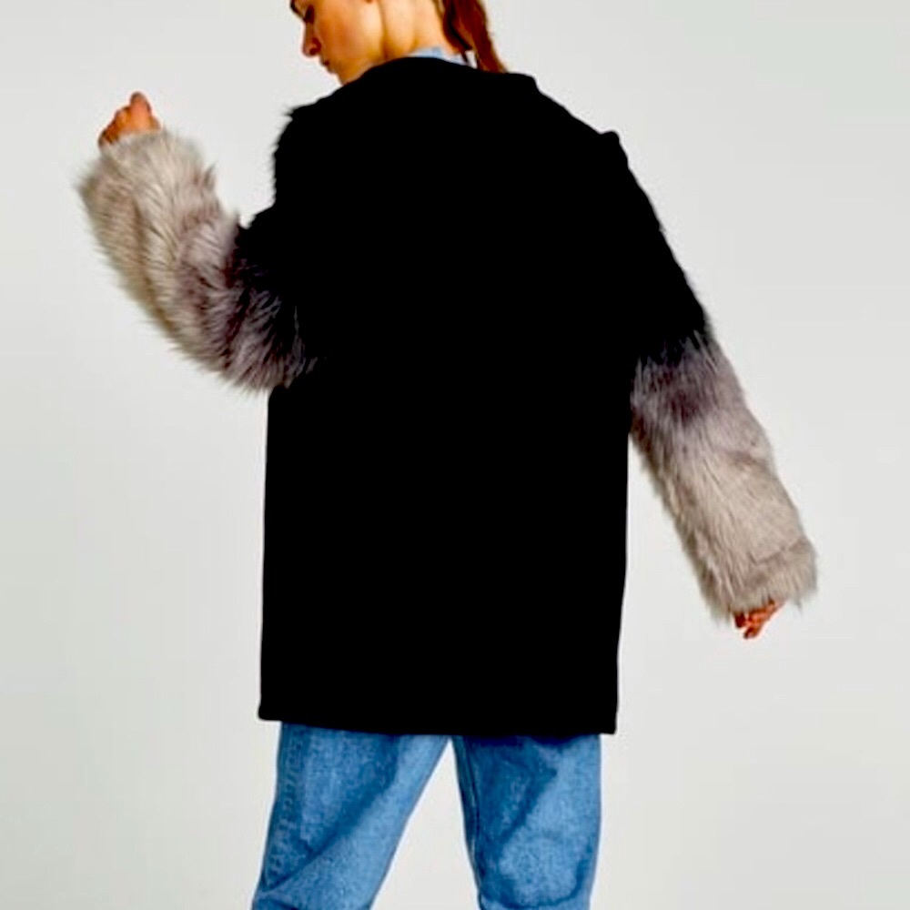 HOST PICK Last One! Sweatshirt/Coat w/Faux Sleeves - Picture 10 of 12